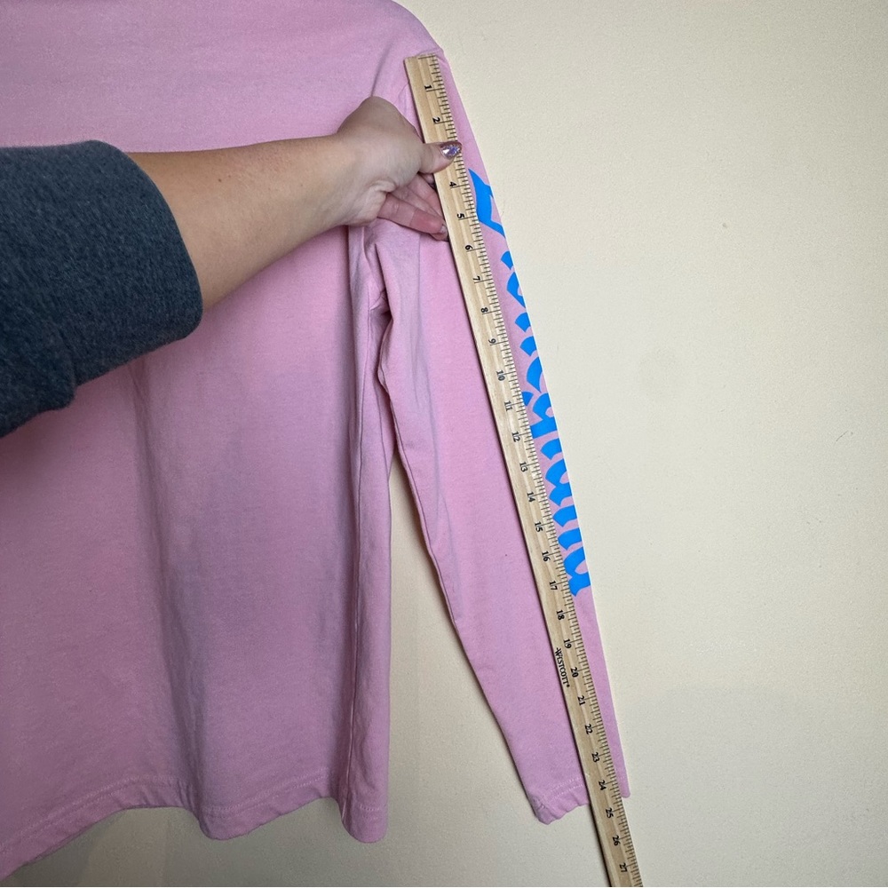 Disney Pink Long Sleeve Tee with Blue Lettering - Picture 10 of 12
